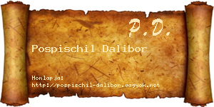 Pospischil Dalibor névjegykártya